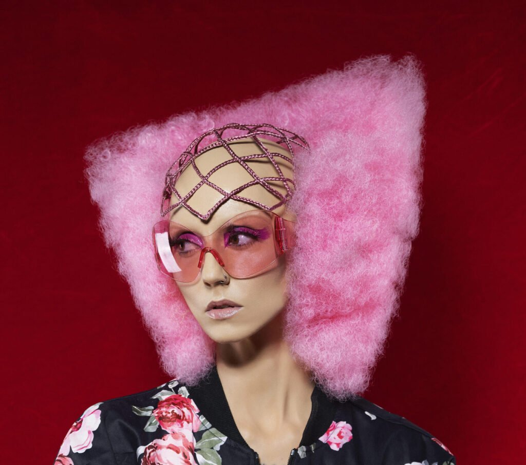 K.N.C.R. by Javier Ventoso collection in The Hair Magazine, showcasing bold designs in tribute to his father's fight against cancer.