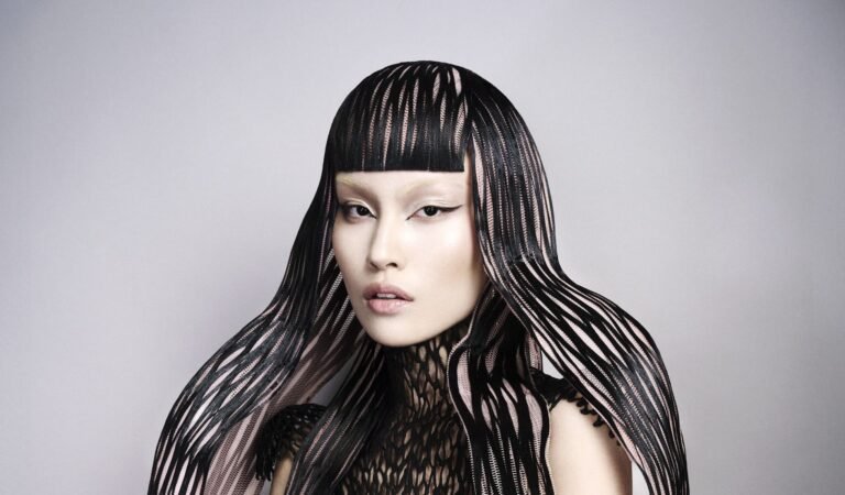 Kalopsia collection by Efi Davies showcasing innovative and elegant avant-garde hair designs.